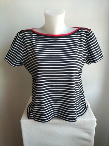T Shirt Marinière Femmes Tommy Hilfiger - XL