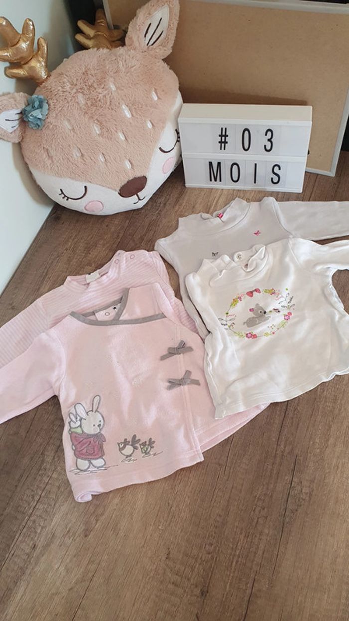 Lot hauts et pulls fille hivers
