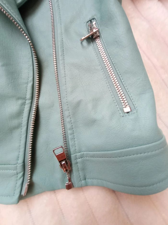 Veste Perfecto vert bleu 7 à 8 ans - photo numéro 11