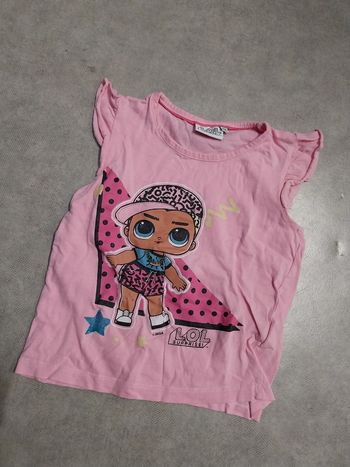 tee shirt fille 4 ans LOL