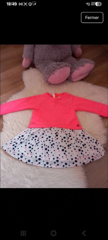 Magnifique robe 12 mois Kimbaloo 