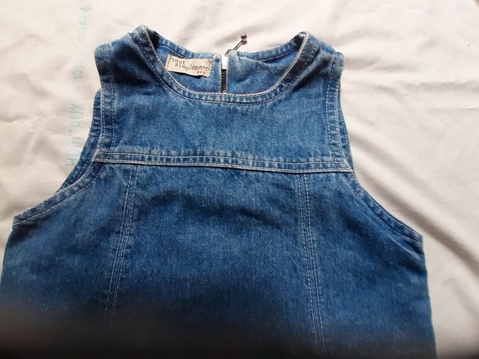 Robe en jean bleu - photo numéro 2