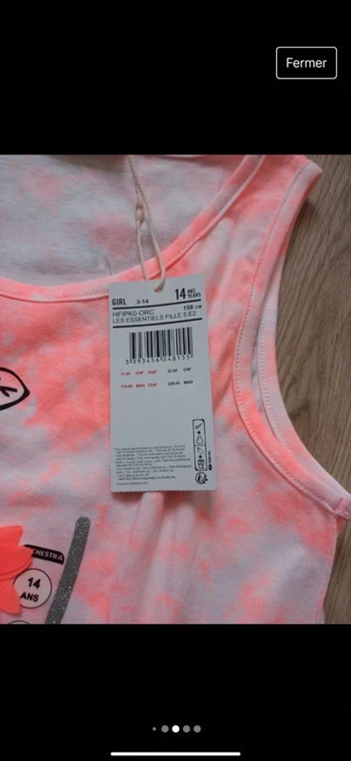 Débardeur fille orchestra taille 14 ans neuf avec étiquettes - photo numéro 5