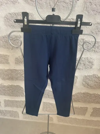 Pantalon leegings fille 3 ans Marine