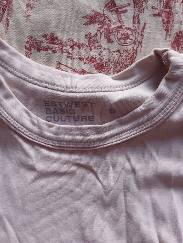 debardeur rose pale taille S - photo numéro 3