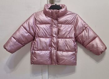 Manteau métallisé fille 3/4 ans Zara