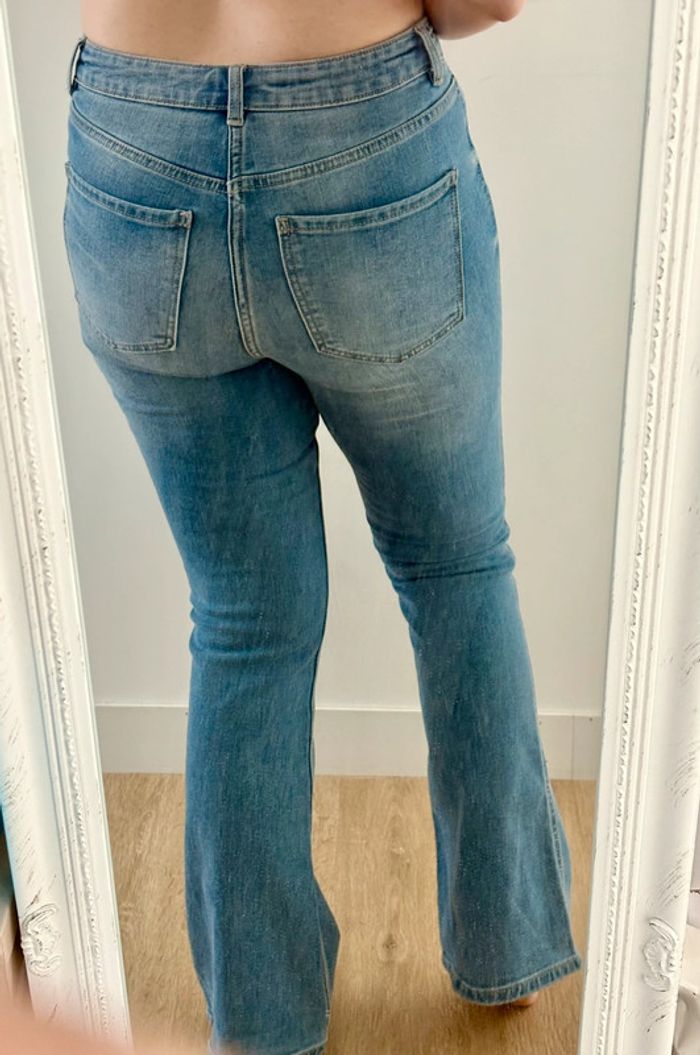 Jean flare taille haute Pimkie 40 - photo numéro 4