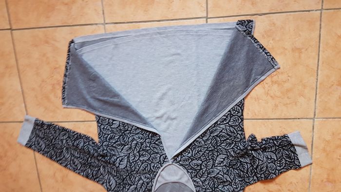 Tunique femme noire et grise 46-48 (3XL) Roma - photo numéro 3