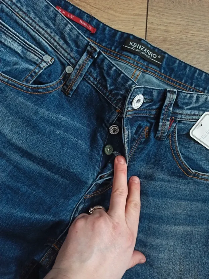 Jeans pour homme skinny bleu 31US - photo numéro 4