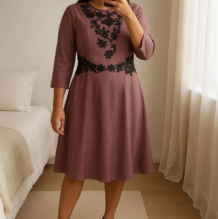 Magnifique robe rose à paillette