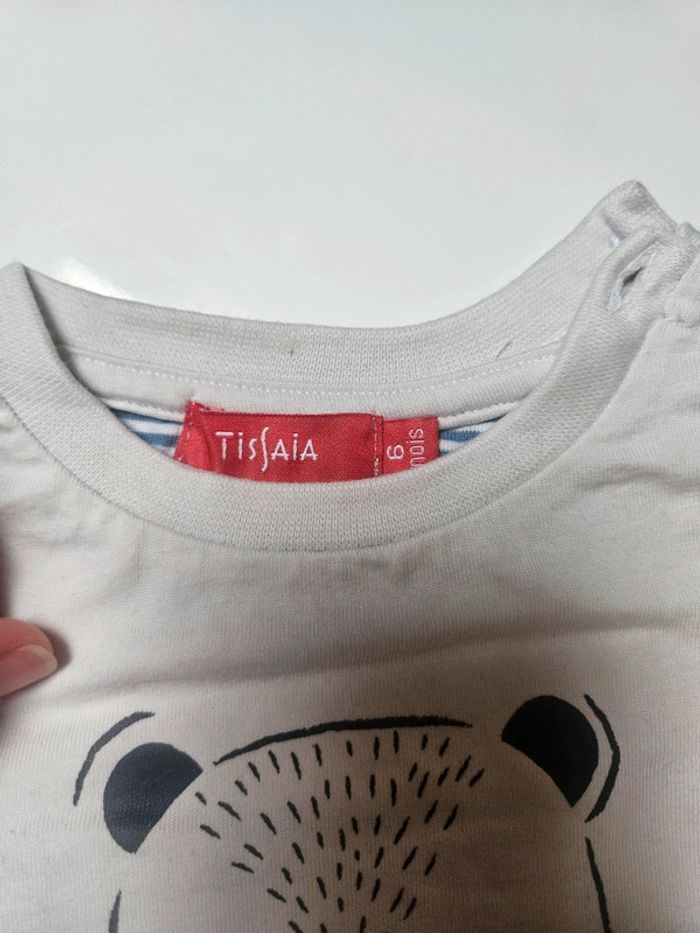 Lot de 3 t-shirts taille 6 mois - photo numéro 3
