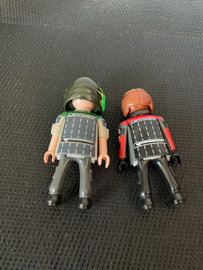 Playmobil lot 2 figurines pilotes 5160 5162 pièces détachées - photo numéro 3