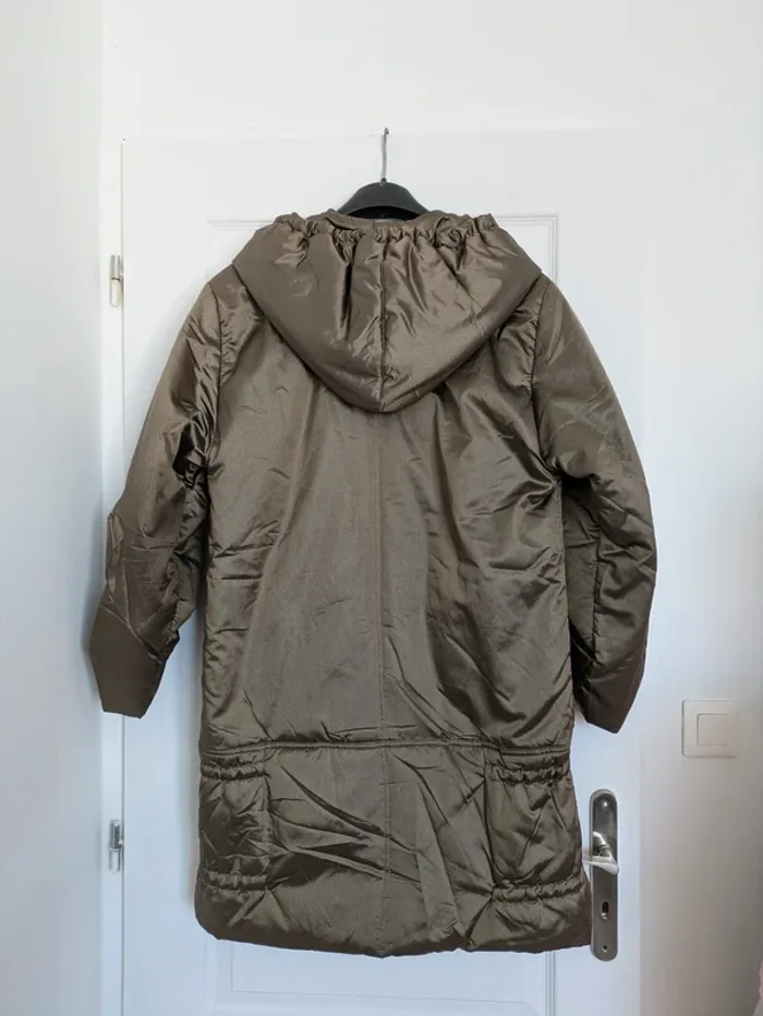 Doudoune dorée avec capuche - Motys - taille 38 - photo numéro 2