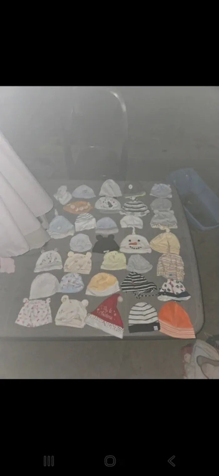 Gros lots de bonnets naissance