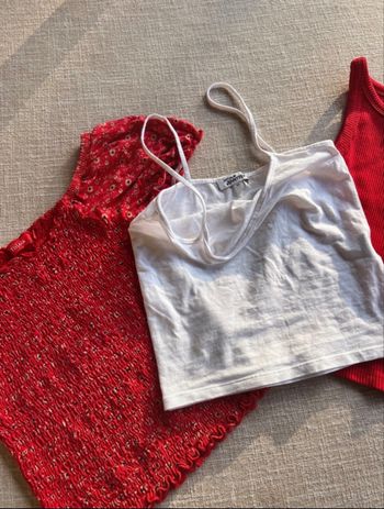 Lot de 3 crops Top S et Xs