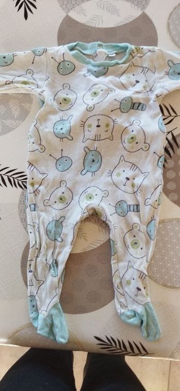 pyjama léger motif chat