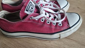 Converse basse rouge 38 homme femme