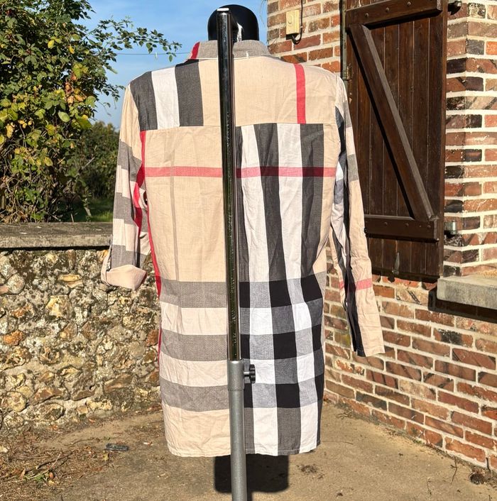 👚 Chemise à carreaux manches 3/4 – My Dress Room – T44 (XXL) - photo numéro 5