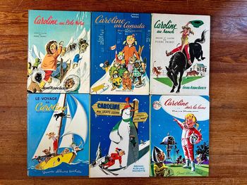 Pierre Probst TBE - Lot de 6 Grands Albums Hachette Caroline livres anciens éditions originales