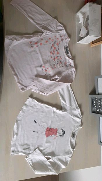 Lot 2tee-shirt Manche longue