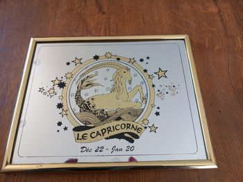 Miroir "Capricorne " vintage.