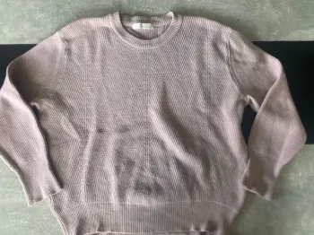 Pull chaud rose pale TU