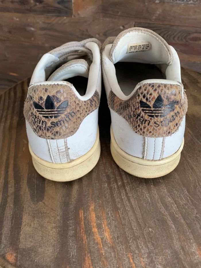 Baskets Adidas Stan smith avec scratch T37,5 - photo numéro 2