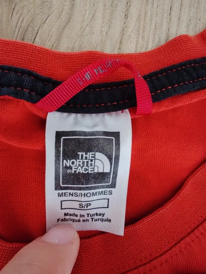T shirt orange homme  the north face taille S - photo numéro 4