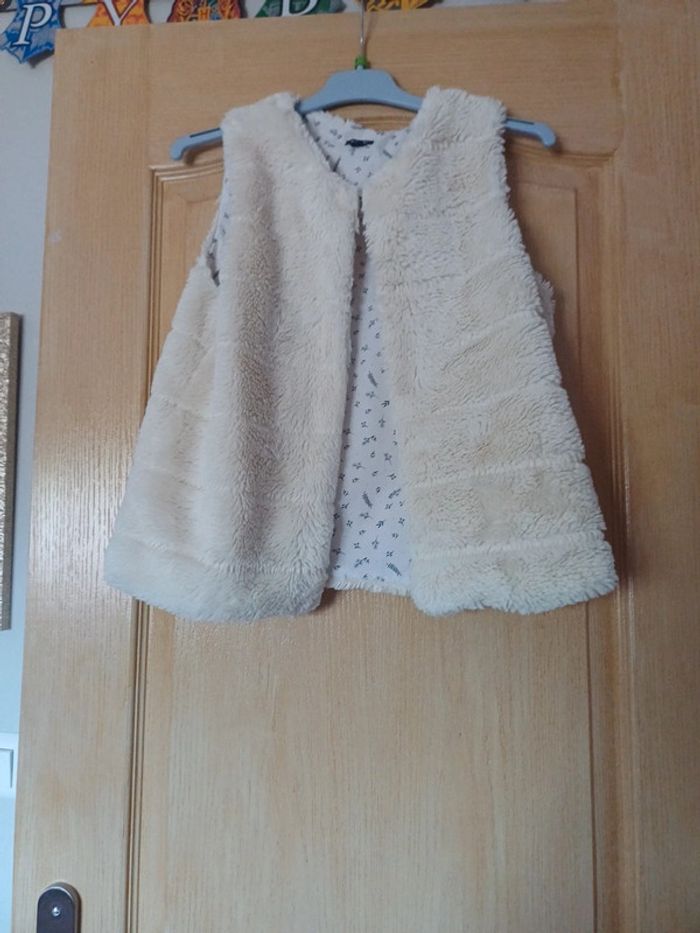 Veste sans manches fille