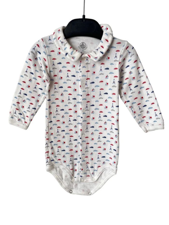 Body manches longues avec col - Petit Bateau 6 mois (67cm) - photo numéro 2