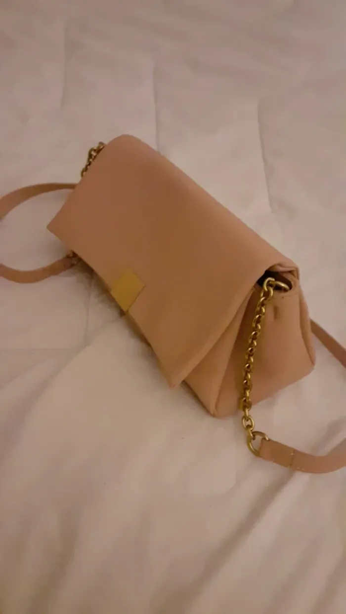 Sac mango rose poudré - photo numéro 5