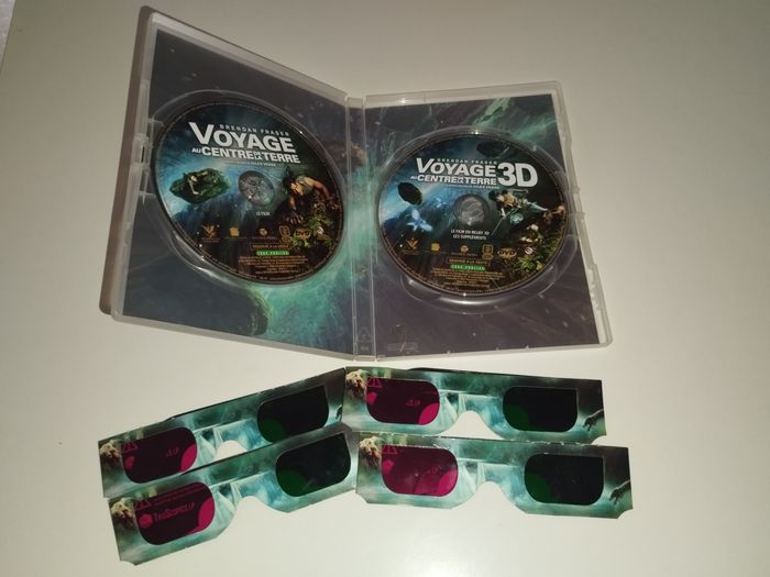 DVD voyage au centre de la terre 3D avec lunettes - photo numéro 3