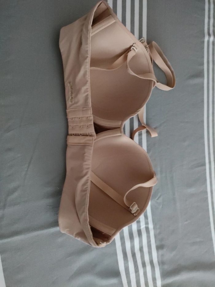Soutien gorge bandeau rouge gorge - photo numéro 3
