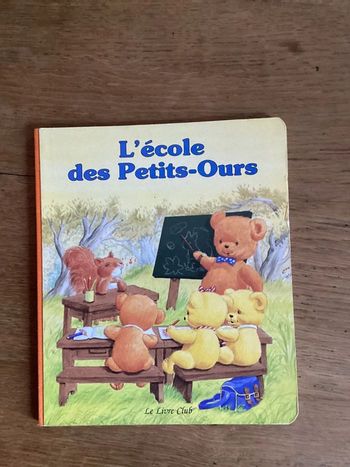 Livre « l’ecole des petits ours »
