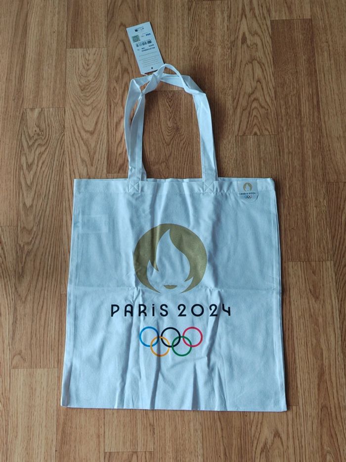 2 Sacs en tissus neufs (tote bags) JO Paris 2024 - photo numéro 3