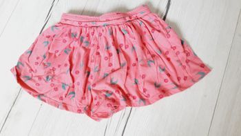 Vêtement fille short rose motif cerises Tex 6 ans