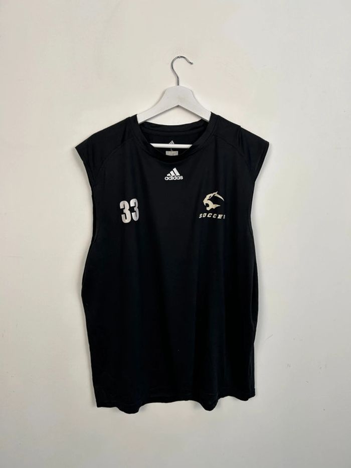 Débardeur Adidas Homme Noir | Taille L | Très Bon État | Training Été | #TM53
