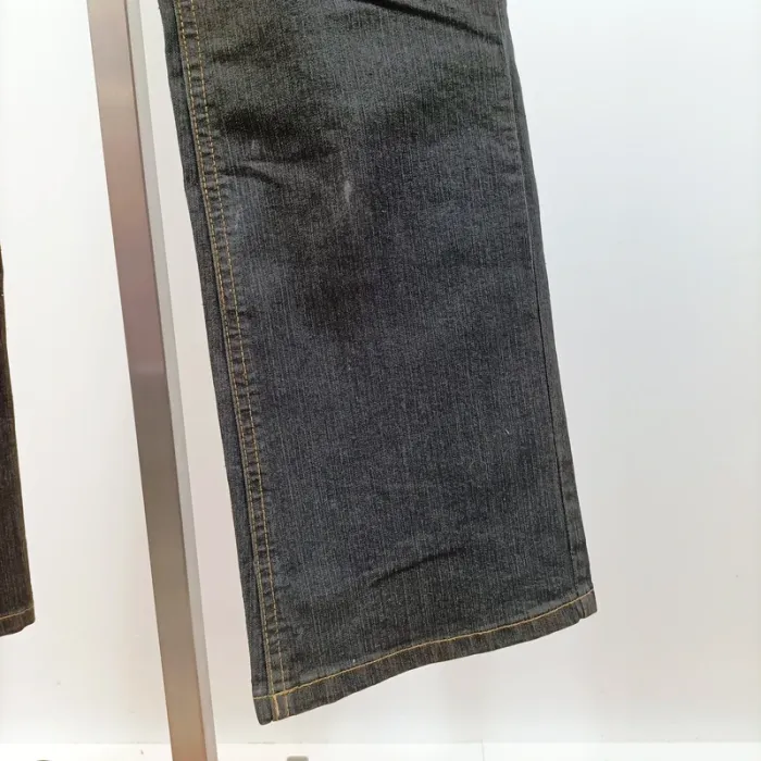 Jean noir Bubu Jeans brodé – Taille 40 A721 - photo numéro 5