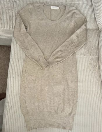 Robe pull beige