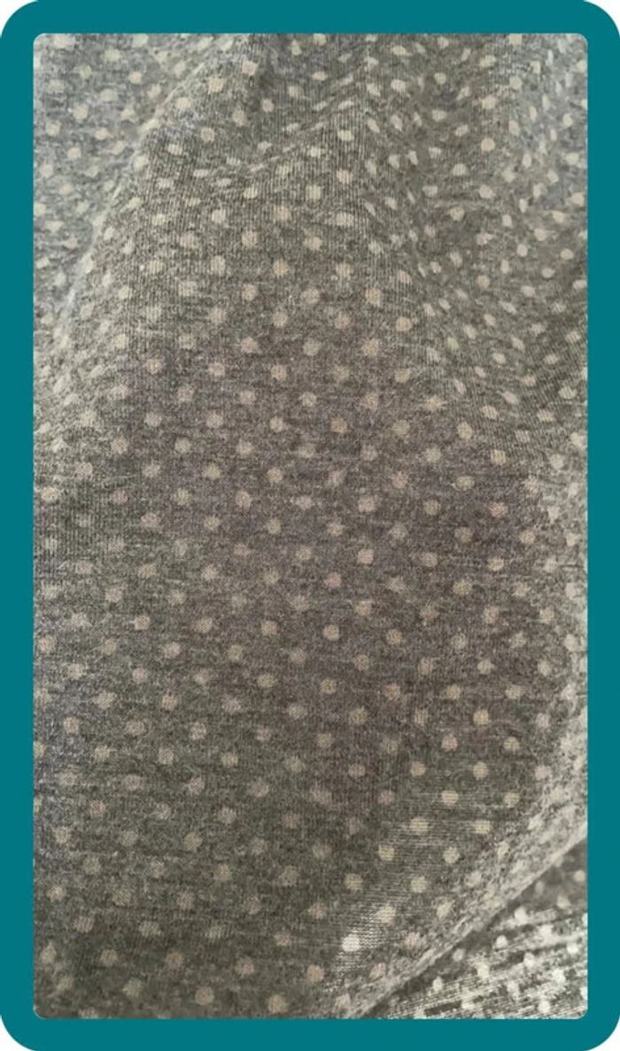 T-shirt noir à pois - photo numéro 3