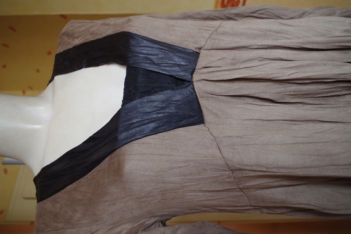 LAUREN VIDAL - Robe Marron/Acier TM - photo numéro 3