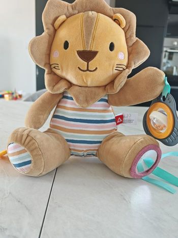 Peluche lion jeux d'activité sonore