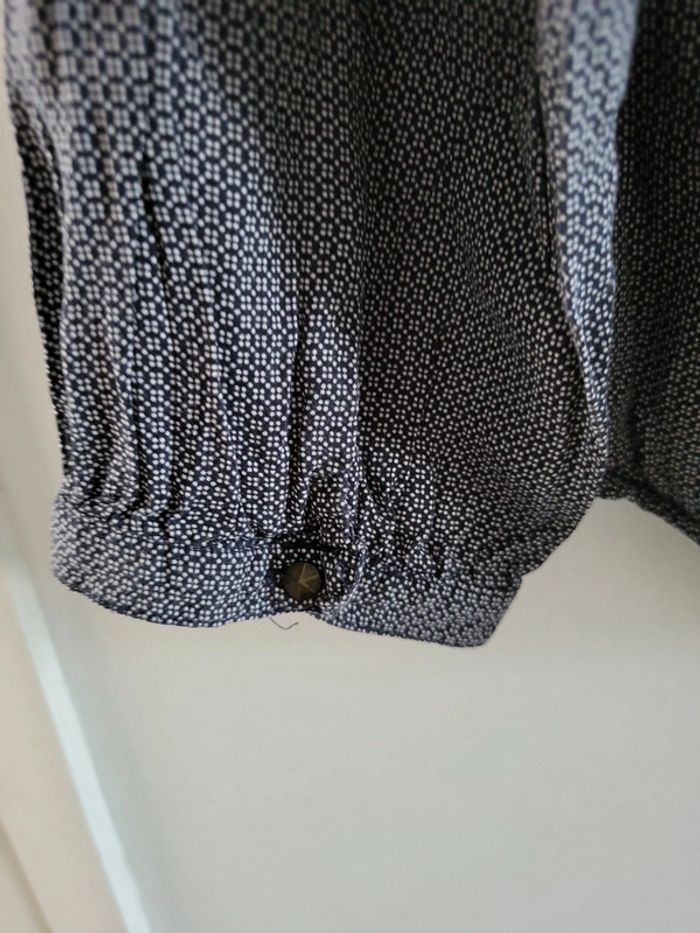 Cache cache blouse marine Taille 40 L - photo numéro 5