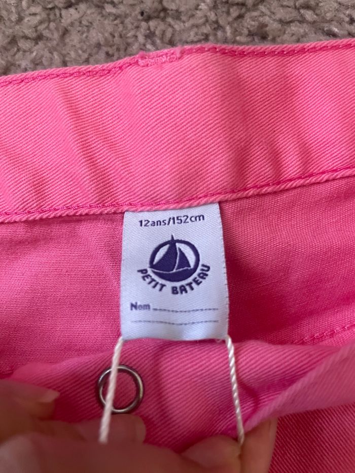 Jean rose Petit Bateau – Taille 12 ans / 152 cm Neuf - photo numéro 3