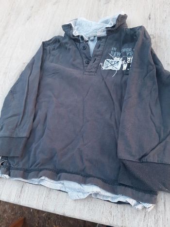 T shirts garçon avec fausse chemise