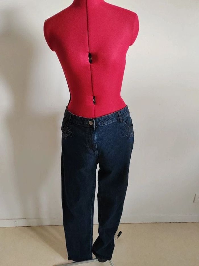Jeans decorations paillettes