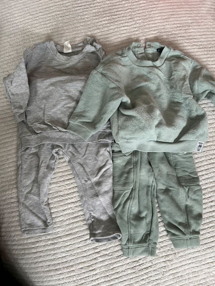 Lot de 2 ensemble de jogging 12 mois