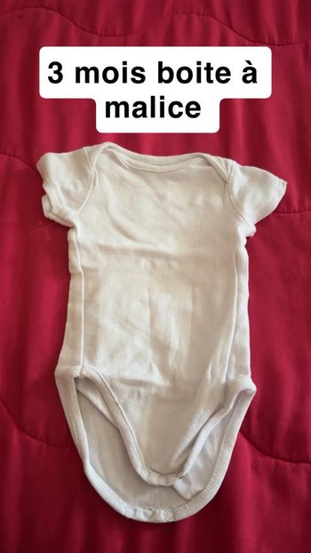 Body manches courtes mixte