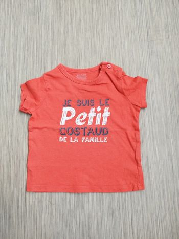 Tee-shirt garçon taille 6 mois