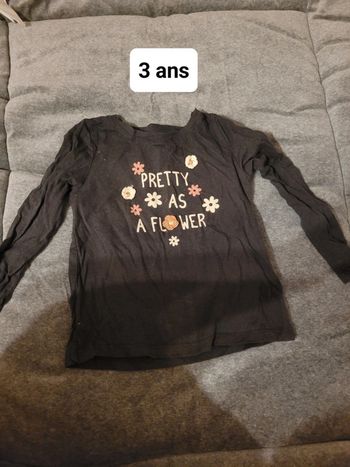 T-shirt fille 3 ans